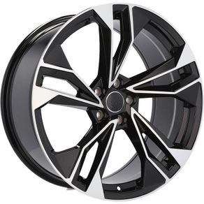 18" S5 Type Black Alloy Wheels Audi Seat Skoda VW 5x112