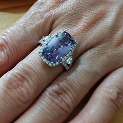 Sterling Silver Ring - Size T - Stamped for Silver (S21)