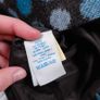 Boden Blue Black Retro Polka Dot 100% Wool Sleeveless Shift Mini Dress 10UK/38EU Image 3