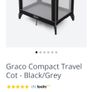 Graco Compact Travel Cot Black/Grey Image 4