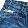 Diesel Men's Relaxed Wide Leg Washed Indigo Blue Jeans 36 32 Image 4
