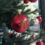 Christmas theme football baubles Image 5