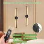 6600mAh Rechargeable Wall Lights, Dimmable Wall Lamp Wireless, 300 Rotation Modern Wall Sconces with Timer Function, USB Wall Mounted Bedside Lights with Remote Control, 2 Packs Image 4