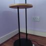 Tall floor lamp with built in table Image 3