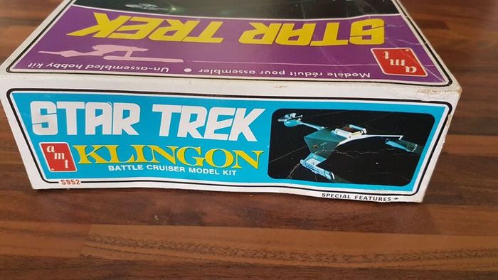 RARE! 1968 Star Trek Klingon Battle Cruiser Model startrek