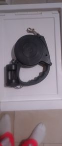 Retractable Dog Leash with poop bag dispenser