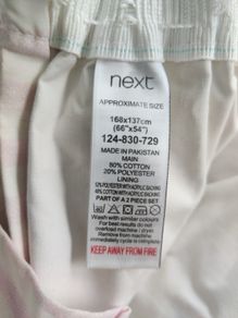 Next girls bedroom 168 x 137 cm blackout pencil pleat curtains