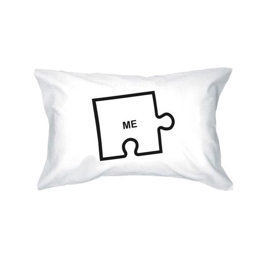Funny Me and You JIgsaw pieces Cushion covers