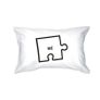 Funny Me and You JIgsaw pieces Cushion covers Image 2