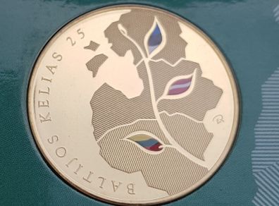 Lithuania 2014 year Proof coin.