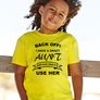 Back off! i have crazy aunt and i'm not afraid of use her t-shirt Image 4