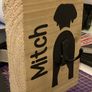 Personalised wooden dog lead holder Image 2