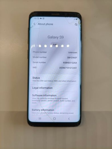 Samsung galaxy S9 64GB Vodafone