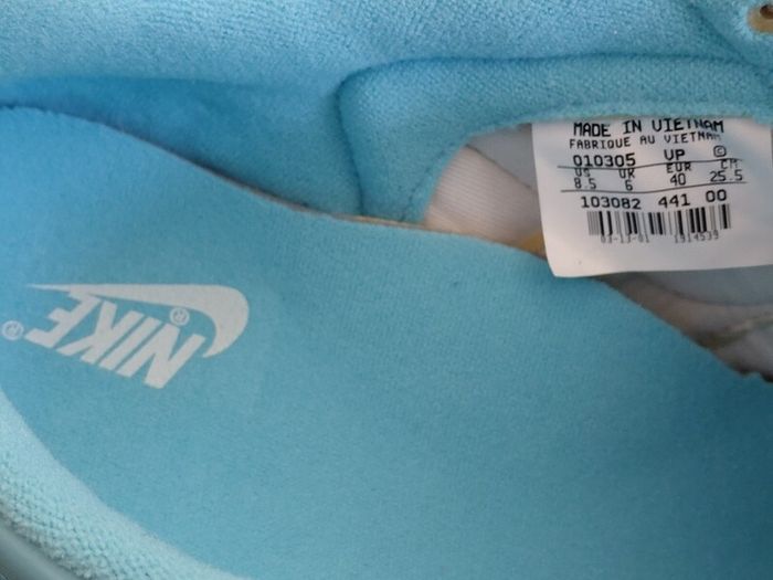 Nike WMNS Cortez III Leather Size UK-6/EUR-40 103082-441 Metallic Blue/White Limited Edition-2001