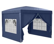 3 x 3(m) Pop Up Gazebo, Water and UV Resistant Party Tent Camping Canopy Marquee with Carry Bag, Blue