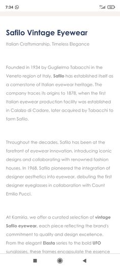 Designer unisex Italian sunglasses