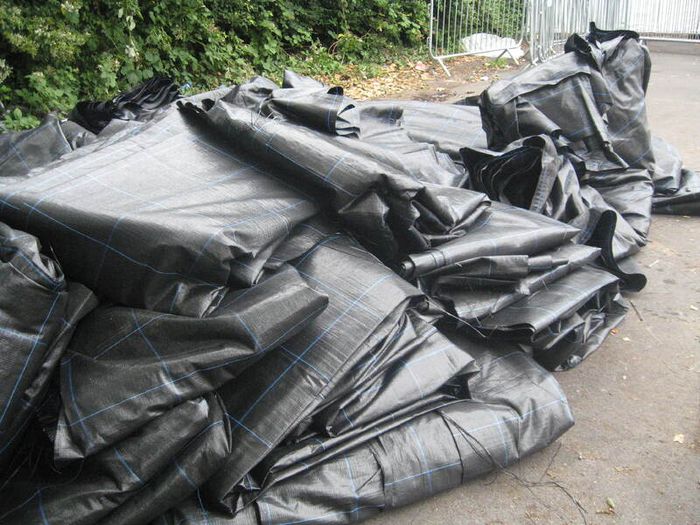 Mypex. Weed suppressant