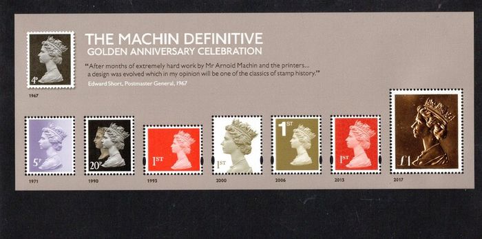 2017 Great Britain Royal Mail Miniature Sheets Pack with all miniature sheets issue in the year Mint Never Hinged (MNH)