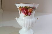 Vintage Small Urn, 10 cm "Cottage Rose", Fine Bone China