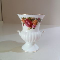 Vintage Small Urn, 10 cm "Cottage Rose", Fine Bone China
