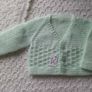 Hand Knit Premature Baby Cardigans: 5-7lbs Image 3