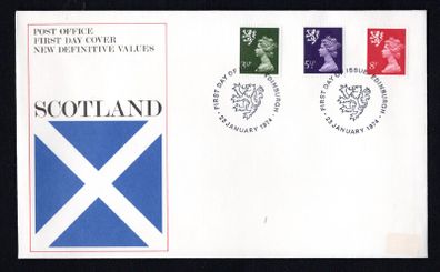 1974 Scotland Reginal New Definitive Values Definitive Stamp Issue Post Office First Day Cover (FDC)