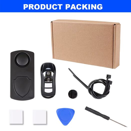 Bicycle alarm with remote fob