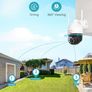 2K Security Camera Outdoor with Motion Tracking, Pan-Tilt 360 View, CCTV Camera, Sound-Lights Alarm, Home WiFi Camera, Color Night Vision Image 3