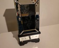 Jewellery Box (with flower motif, compartments & mirrors)