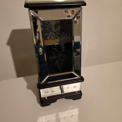 Jewellery Box (with flower motif, compartments & mirrors)