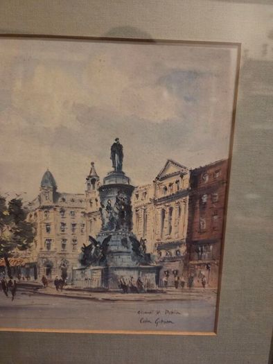 O'Connell St Dublin by Colin Gibson - Framed