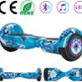 Self-Balancing Electric Scooter Hoverboard 6.5 Inch Bluetooth Speaker With Two Wheels Skateboard Blue Image 2