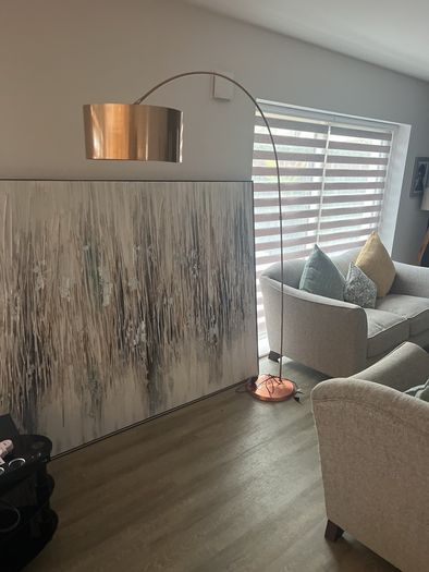 Kuta Floor Lamp - Rose Gold