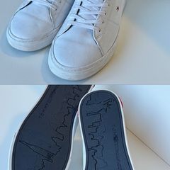 Tommy Hilfiger Essential Leather Trainers White EU 41