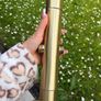 Brass gold rain shower Image 4