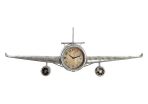 Vintage Style Wall Clock  Home Decor Aeroplane Metal