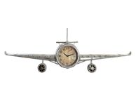 main image for ad Vintage Style Wall Clock  Home Decor Aeroplane Metal