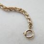 Vintage 9Ct Yellow Gold 375  Rope Link Bracelet length 7,2" - 1,16g Image 10