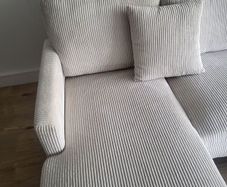 Beige / cream 4 seater sofa with 2 chaise