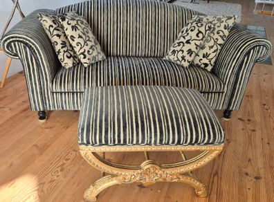Sofa & Footstool and matching cushions