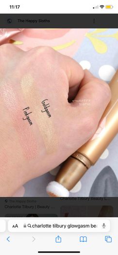 Charlotte Tilbury glowgasm beauty light wand in goldgasm