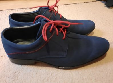 Navy communion shoes