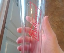 Budweiser glasses
