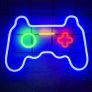 Game Neon Sign(16"x10.8"),Cisteen Gamepad Neon Light Sign with Acrylic Board, USB Powered Led Wall Light Decorations,Gaming Neon Lights for Bedroom,Game Room,Man Cave,Bar,Party (FREE POSTAGE) Image 2