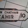 Original Old Irish bilingual Road Sign Cahir Tipperary Image 3