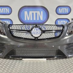 Complete Front Bumper for Mercedes V Class Vito W447 2016-2024 AMG NIGHT KIT