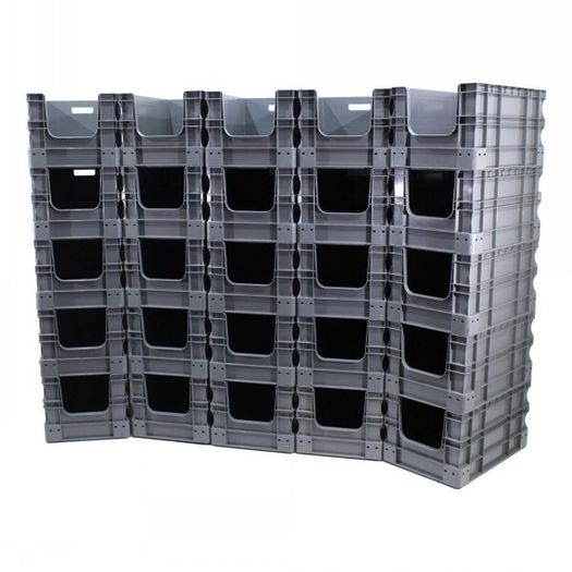 Euro Open Front Storage Boxes Bins Crates