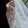 wedding dress and veil Image 2