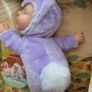 Anne Geddes 9" Lilac Bunny Doll - New In Box (NIB) Image 4