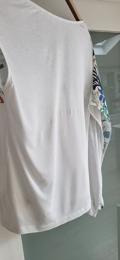 Salsa Jeans floral drape sleeve top Sz M (Fit 12-14UK) - Rrp 69.95 (New)